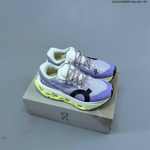 On Cloudmonster 3 Hyper Cream Pink White EU 36-45 Running Shoe Running Sneakers - Unisex (BS-69493)