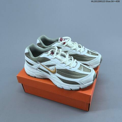 Nike Initiator White Olive Gold Maroon EU 36-45 Running Shoe - Unisex (BS-61816)