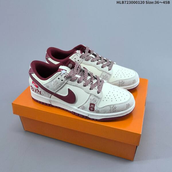 Nike SB Dunk Low Black White Red Grey EU 36-45 skate shoe