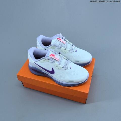Nike Air Zoom Structure 26 Light Grey Purple Black Orange EU 36-45 Running Shoe - Unisex (BS-60052)
