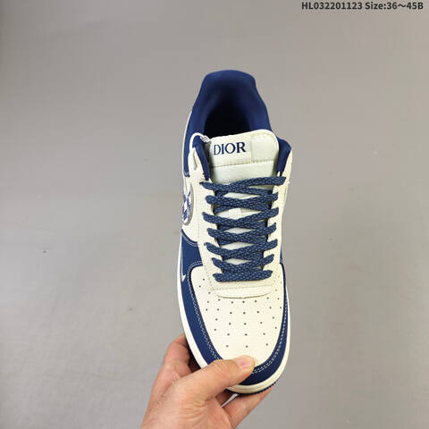 Nike Air Force 1 07 LV8 DF0188 103 Sail Navy Blue White EU 36 45 Sneaker EU 36-45 - Unisex (BS-63221)