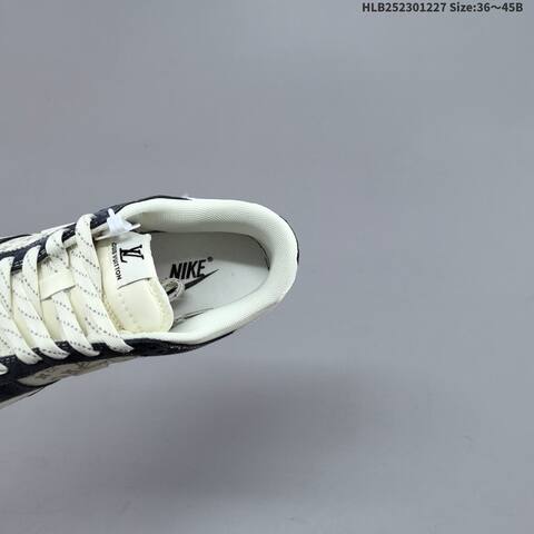 Nike Dunk SB Low Louis Vuitton Off White Dark Navy Grey EU 36-45 Skate Shoe - Unisex (BS-62383)