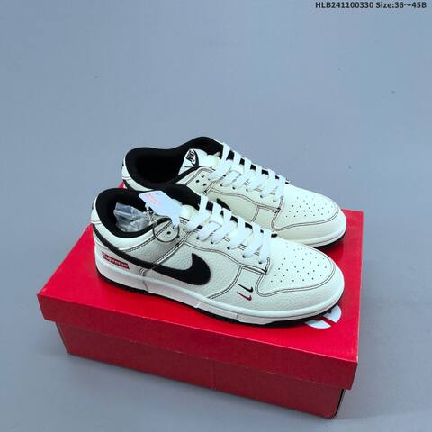Nike Dunk SB Low Off White Burgundy Grey White EU 36-45 Skate Shoe - Unisex (BS-61030)