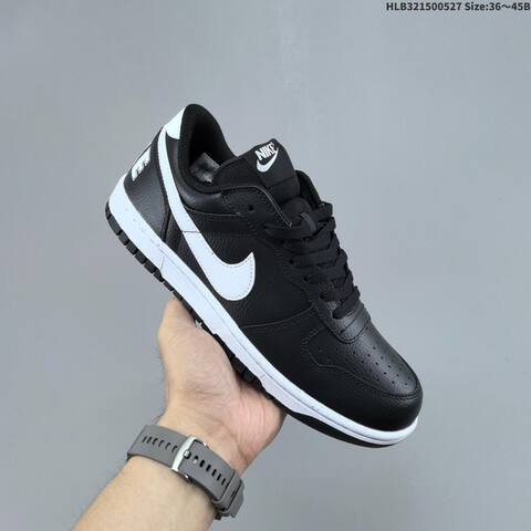 Nike Big Low 355152-016 Black White EU 36-45 Skate Shoe - Unisex (BS-60069)