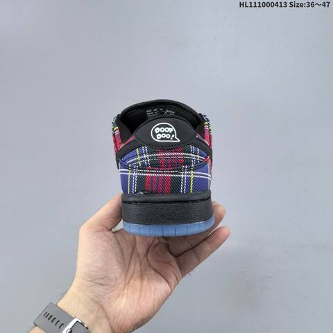 Nike SB Dunk Low Black Red Blue Yellow EU 36-47 Skate Shoe - Unisex (BS-60772)