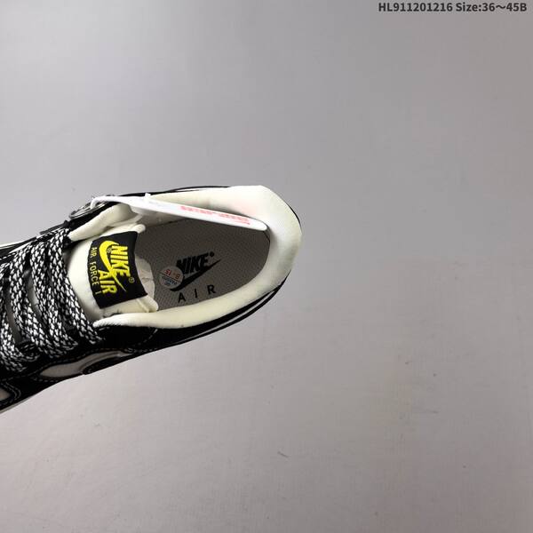 Nike Air Force 1 07 black white neon yellow EU 36-45 sneaker
