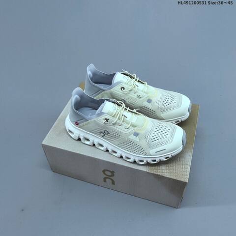 On Cloud 6 Coast White Lime Light Blue EU 36-45 Running Shoe Running Sneakers - Unisex (BS-69507)