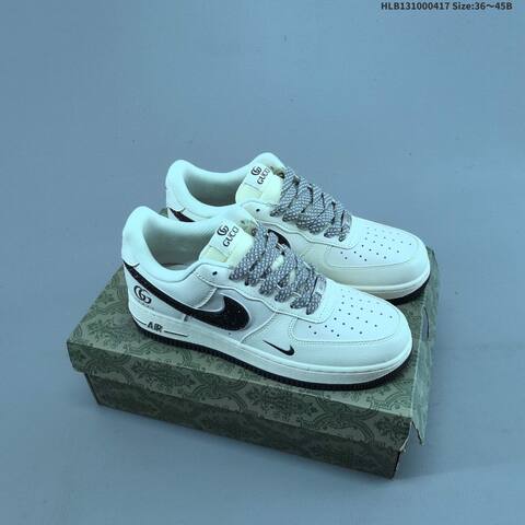 Nike Air Force 1 07 LV8 Grey White Black Cream EU 36-45 Sneaker - Unisex (BS-60677)