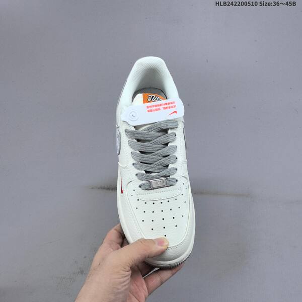 Nike Air Force 1 07 LV8 NH0601-605 light beige grey orange red EU 36-45 sneaker