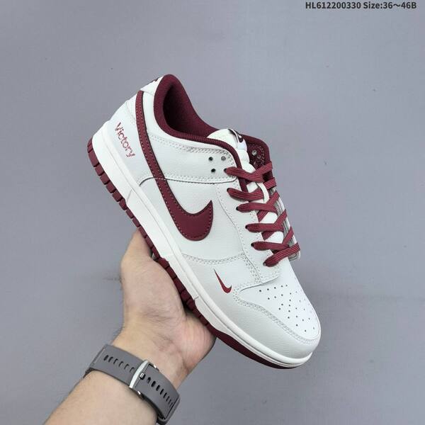 Nike Dunk Low Victory sail dark red white EU 36-46 skate shoe