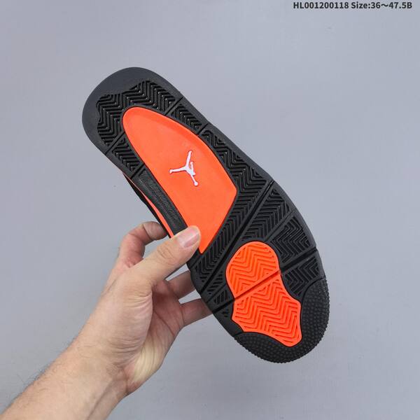 Jordan Air Jordan 4 Retro black/orange 36-47.5 basketball