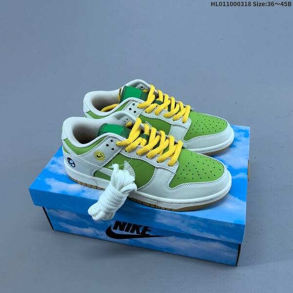 Nike SB Dunk Low off white dark grey black yellow EU 36-45 skate shoe