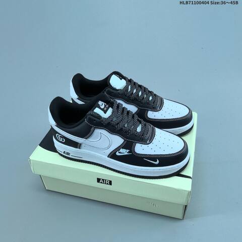 Nike Air Force 1 07 Low Off White Blue Silver EU 36-45 Sneaker - Unisex (BS-60944)