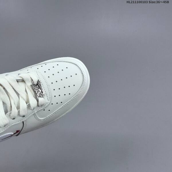 Nike Air Force 1 07 off white white burgundy silver EU 36 45 sneaker EU 36-45