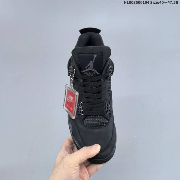 Jordan Air Jordan 4 Retro Black/Black 40~47.5 basketball