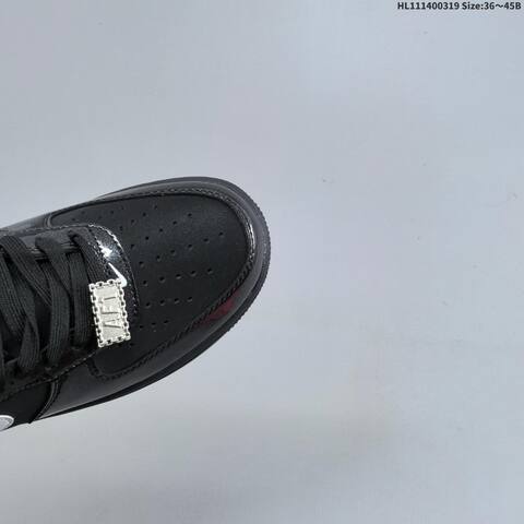 Nike Air Force 1 07 Black White Silver EU 36-45 Sneaker - Unisex (BS-61238)