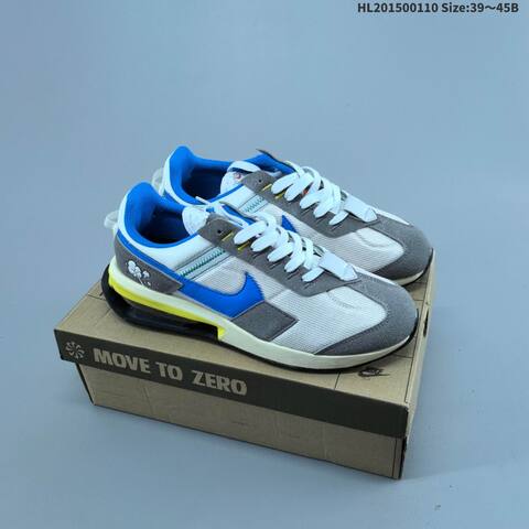 Nike Air Max Pre Day White Black Grey Navy Neon Green EU 39-45 Running Shoe - Unisex (BS-62098)