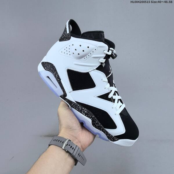 Jordan Air Jordan 6 Retro black/white with speckled oreo accents 40~48.5 basketball