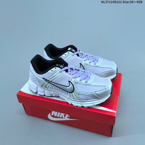 Nike Zoom Vomero 5 White Pink Silver Gray EU 36-45 Running Shoe - Unisex (BS-61846)