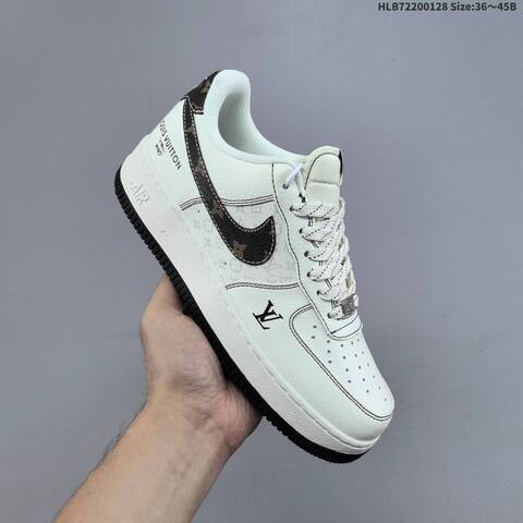 Nike Air Force 1 07 Low Off White Dark Brown Black EU 36-45 Sneaker - Unisex (BS-61682)
