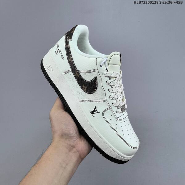 Nike Air Force 1 07 Low off white dark brown black EU 36-45 sneaker
