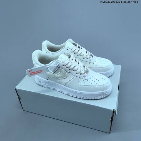 Nike Air Force 1 Low White Dark Grey EU 36-45 Sneaker - Unisex (BS-61825)