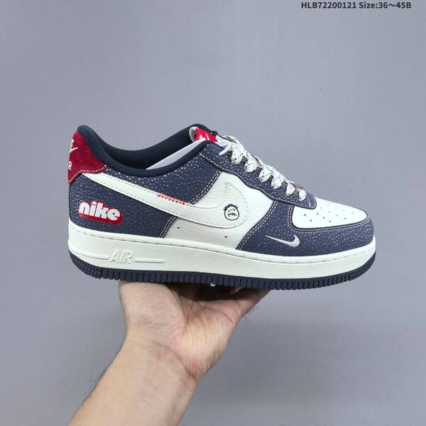 Nike Air Force 1 07 LV8 white navy red EU 36-45 sneaker