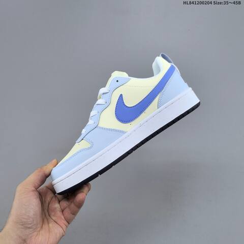 Nike Court Borough Low 2 Light Blue Cream White Pink EU 35-45 Skate Shoe - Unisex (BS-61535)