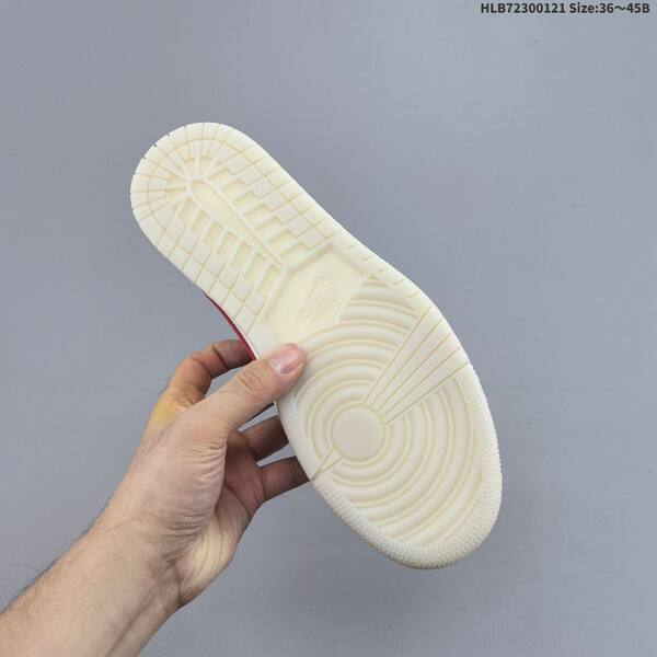 Nike Air Jordan 1 white/grey/red 36~45 lifestyle
