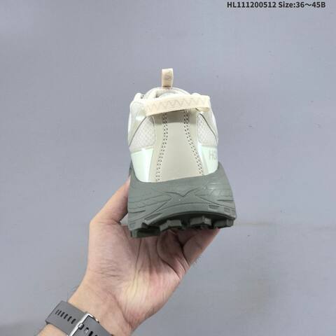 HOKA ONE ONE Mafate Three 2 Beige Light Grey Dark Grey EU 36-45 Trail Shoe Trail Running Sneakers - Unisex (BS-69340)