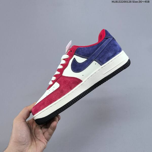 Nike Air Force 1 07 LV8 White Brown Red Blue EU 36-45 sneaker