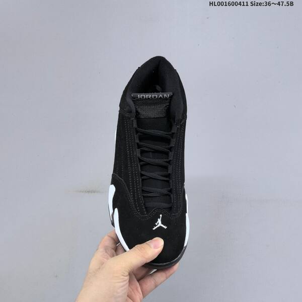 Jordan Air Jordan 14 Retro black/white (Bred) 36~47.5 basketball