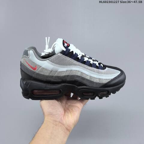 Nike Air Max 95 SP Black Grey White Navy Red EU 36-47 5 Running Shoe - Unisex (BS-62399)