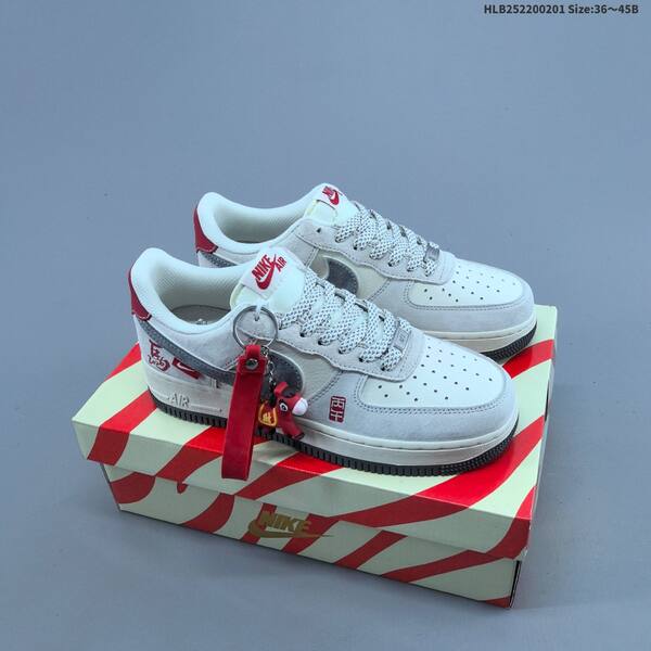 Nike Air Force 1 07 LV8 white red yellow black EU 36-45 sneaker