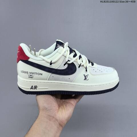 Nike Air Force 1 07 LV8 Grey Blue White EU 36-45 Sneaker - Unisex (BS-61839)