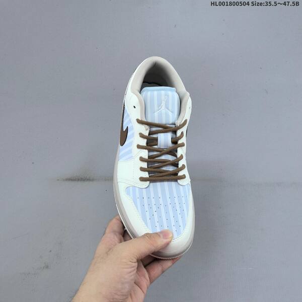 Jordan Air Jordan 1 Low white/light blue/brown 35.5-47.5 basketball