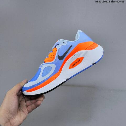 Nike Structure Plus ReactX Air Zoom Blue Orange White Black EU 40-45 Running Shoe - Men's (BS-60286)