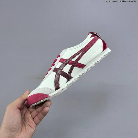 Onitsuka Tiger Mexico 66 Cream Black Orange Or Cream Burgundy Red EU 36-45 Sneaker Casual Sneakers - Unisex (BS-68994)