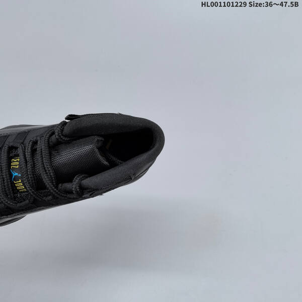 Jordan Air Jordan 11 Retro black/gray with gamma blue accents 36-47.5 basketball