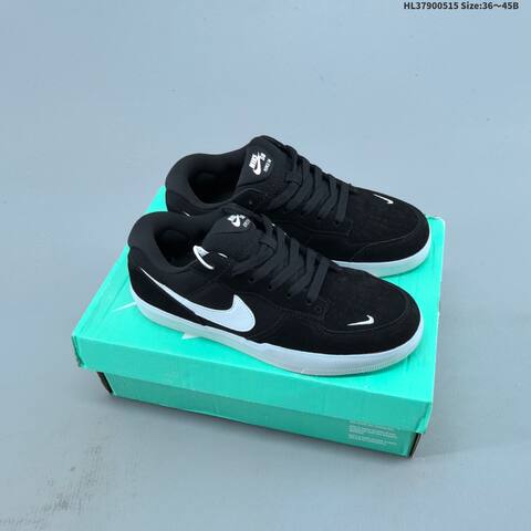 Nike SB Force 58 Light Grey Black White EU 36-45 Skate Shoe - Unisex (BS-60318)