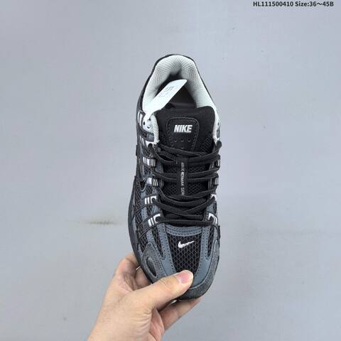 Nike P-6000 Black Dark Grey Light Grey White EU 36-45 Running Shoe - Unisex (BS-60831)