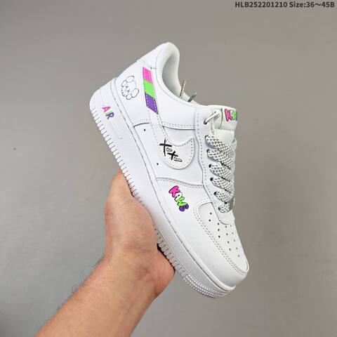 Nike Air Force 1 07 LV8 Off White Burgundy Green Gum EU 36 45 Sneaker EU 36-45 - Unisex (BS-62790)