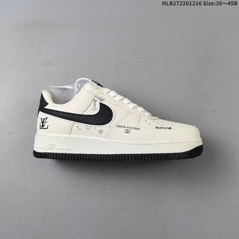 Nike Air Force 1 07 Low Off White Black Neon Green EU 36-45 Sneaker - Unisex (BS-62651)