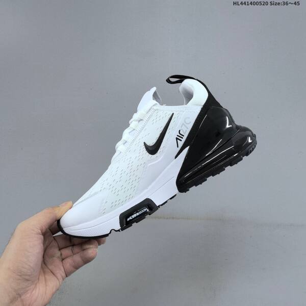 Nike Air Max 270 Flyknit white black EU 36-45 running shoe