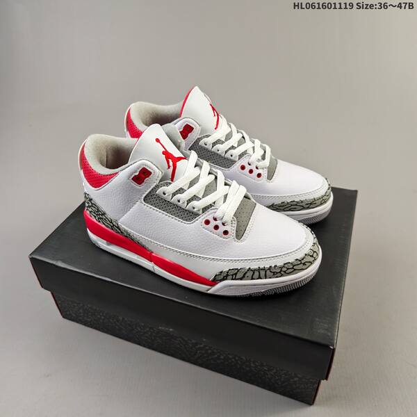 Jordan Air Jordan 3 Retro white/red EU 36-47 basketball