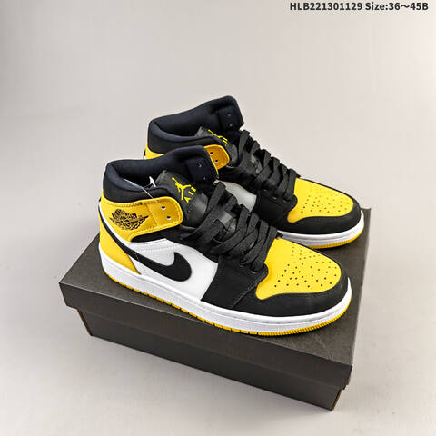 NIKE Air Jordan 1 Retro Mid AIR JORDAN 852842 36 36 5 37 5 38 Lifestyle - Women's (BS-67623)