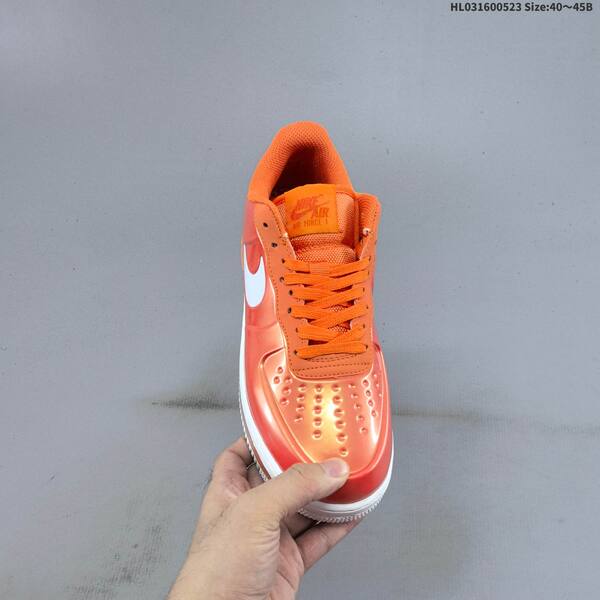 Nike Air Force 1 Posite Foamposite Max orange white red EU 40 45 sneaker EU 40-45