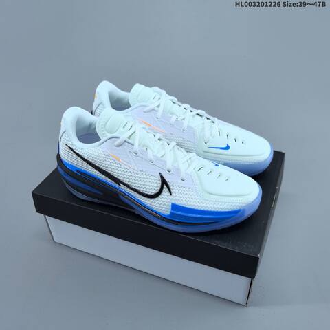 Nike Air Zoom G T Cut 1 EP White Blue Black Orange EU 39-47 Basketball Shoe - Unisex (BS-62423)