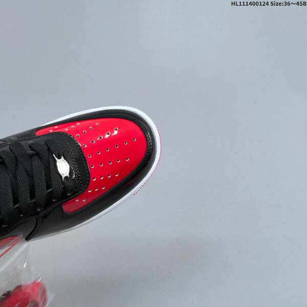 Nike Air Force 1 07 black red white EU 36-45 sneaker
