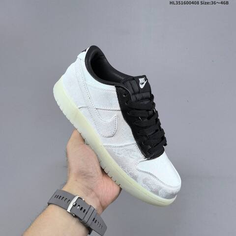 Nike SB Dunk Low Pro White Black Glow EU 36-46 Skate Shoe - Unisex (BS-60891)